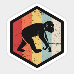 Retro 70s Monkey Sticker